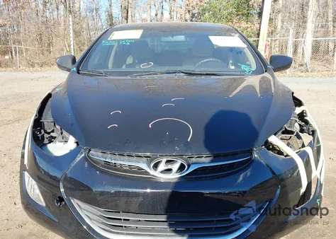 2013 Hyundai Elantra Gls/Limited из США, поврежденный, VIN KMHDH4AE4DU534897